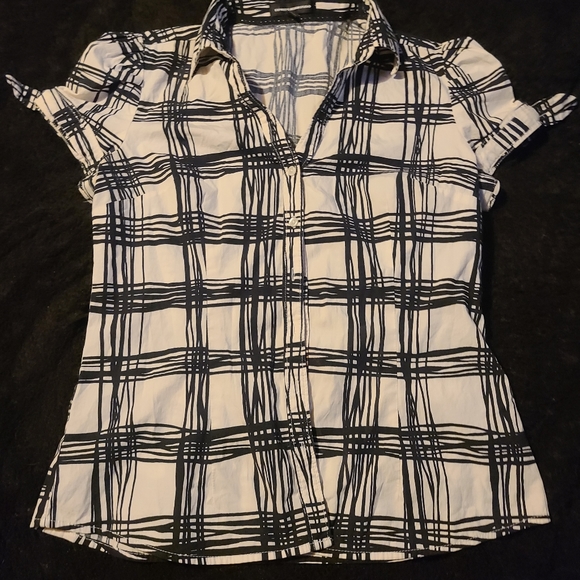Express Tops - Modern plaid Express